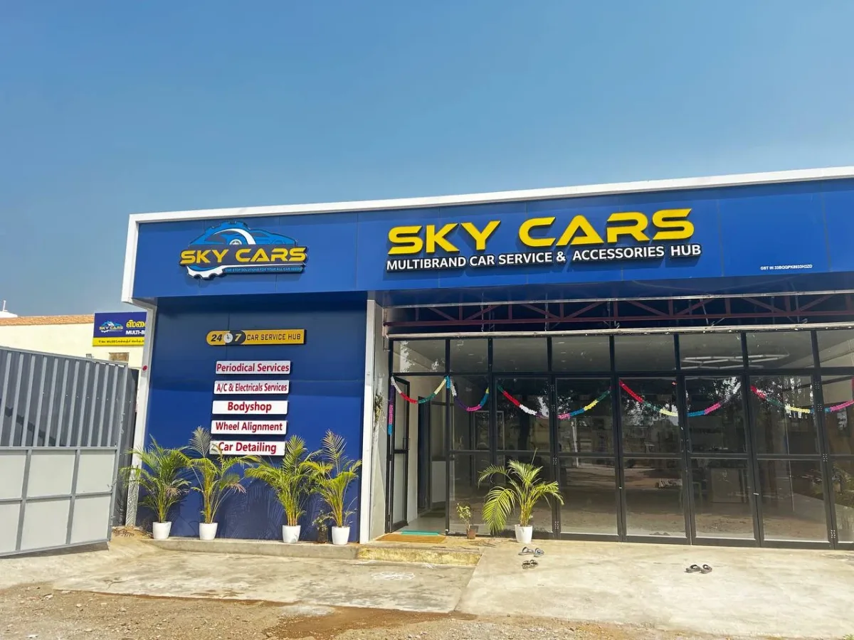 Sky Cars Theni(car service center in theni | All car service theni | car Accessories theni) cover photo