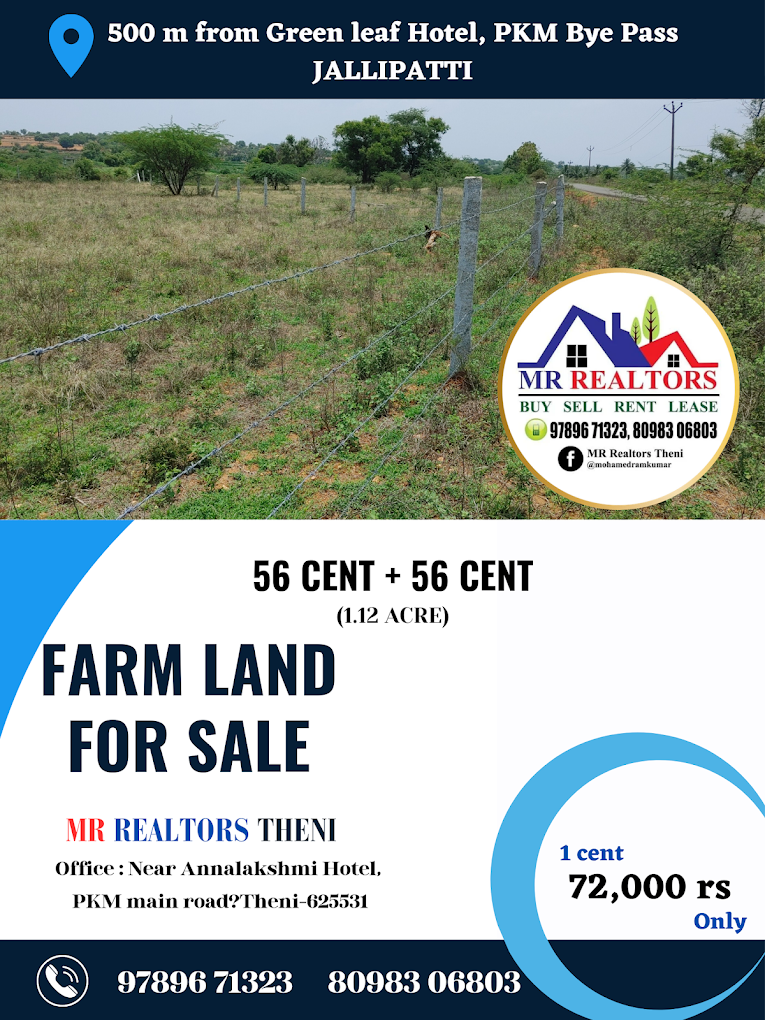 MR REALTORS THENI cover photo